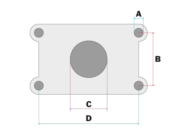 Membran Ansaugstützen Athena kleines Dellorto 21mm Seitlich